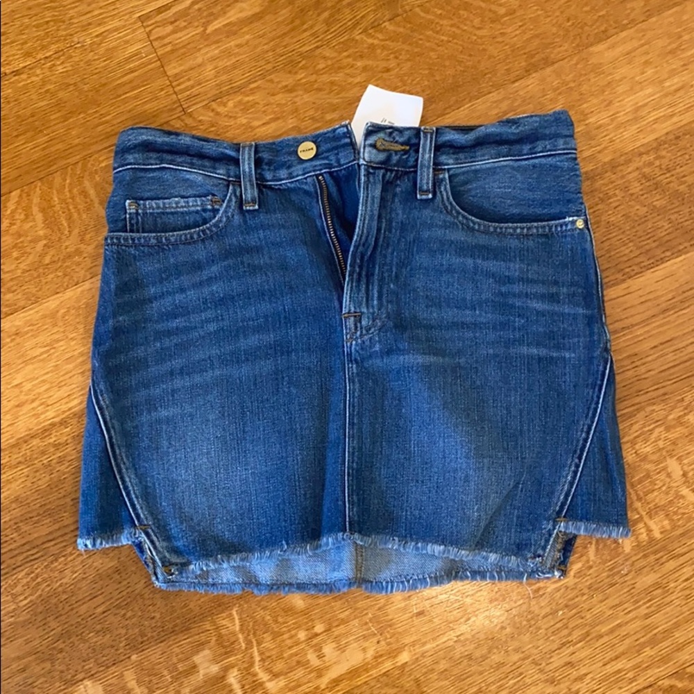 frame jean skirt
